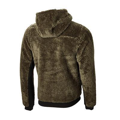 SWEATSHIRT WARM, SNAPSHOT SHERPA, GREEN, L