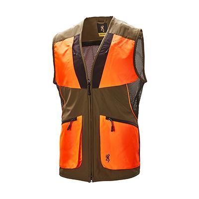 HUNTING VEST, VELINO, ORANGE BLAZE, M