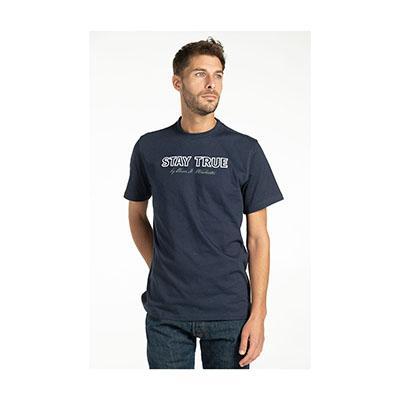 T SHIRT, SS, RENO, NAVY, M