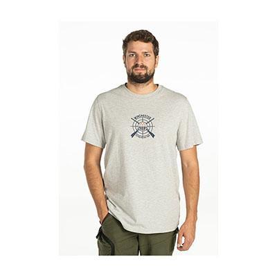 T SHIRT, SS, PARLIN, MELANGED GREY, 3XL