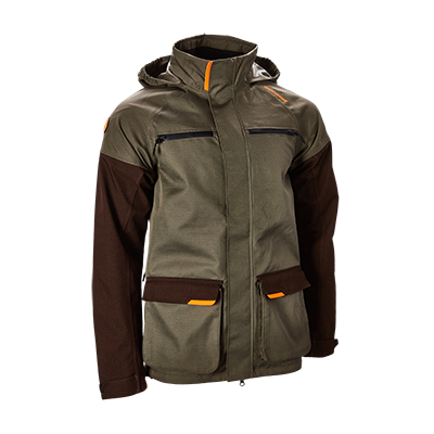 PARKA, TRACK RACOON, GREEN, 2XL