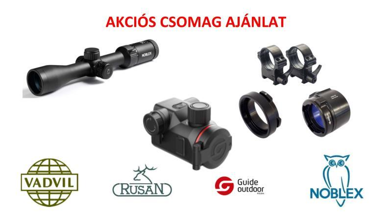 GUIDE Hőkamera előtét G-O435CS + NOBLEX  NZ6  INCEPTION 1,7-10X42 + RUSAN szerelék