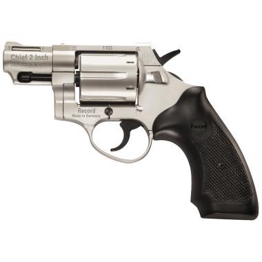 Gázpisztoly RECORD CHIEF forgó  9mm nikkel