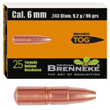 BRENNEKE GESCH.6MM TOG6,2G  MAG A25