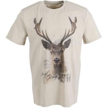 T-SHIRT HERZ SCHLÄGT WILD SAND M