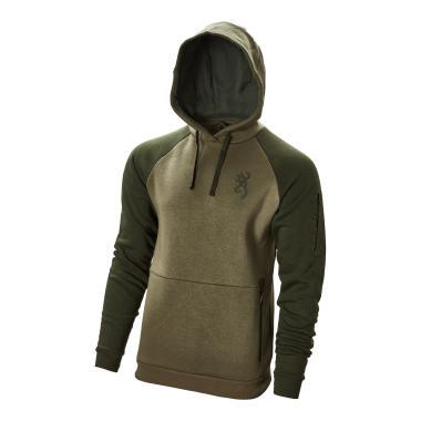 SWEATSHIRT, SNAPSHOT TWO TONES, GREEN, L