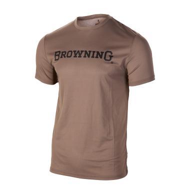 TEE SHIRT, TEAMSPIRIT, DARK BROWN, M