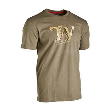 T SHIRT, SS, SPRINGER, KHAKI, L