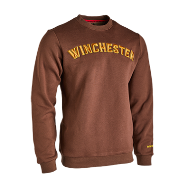 SWEATSHIRT, FALCON, CREW NECK, BROWN, 2XL