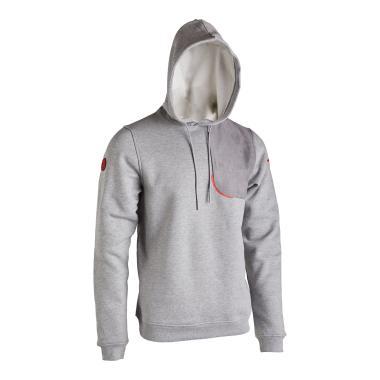 SWEATSHIRT, NORWOOD, HOODIE, GREY, 2XL