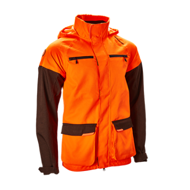 PARKA, TRACK RACOON, ORANGE BLAZE, 2XL