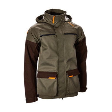 PARKA, TRACK RACOON, GREEN, 2XL