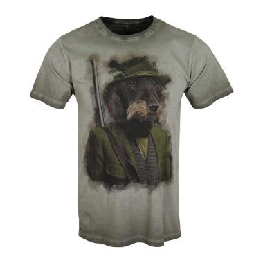 T-SHIRT MOTIV OSKAR GRÜN  S