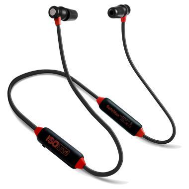 ISO TUNES XTRA 2.0 FEKETE/PIROS  HALLÁSVÉDŐ