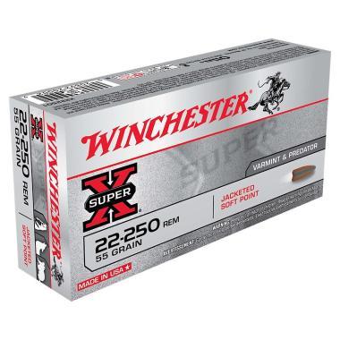 Winchester .22-250 REM. 55GR S-X PSP   A20