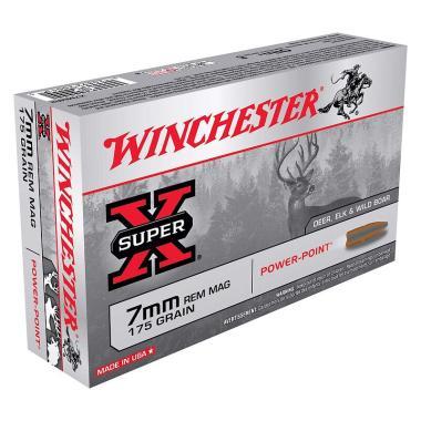 Winchester 7mm REM.MAG. 175 GR.  SUPER -X  PP   A20