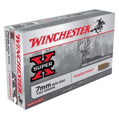 Winchester 7mm REM.MAG. 150 GR.  SUPER -X  PP   A20