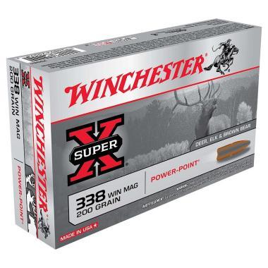 Winchester SUPER-X   PP .338 WM.  200gr  A20