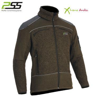 X-TREME FASERSTRICKJ. GRÜN MELANGE S