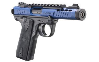 RUGER PISTOLE MARK IV 22/45 LITE .22 LR 4,4/11,18CM BLAU ANODIZED 1/2-28
