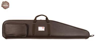 Puskatok sötétbarna táskával