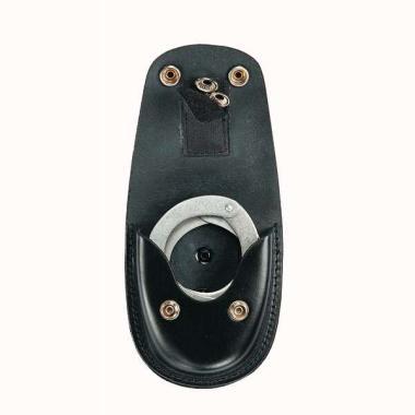 Kézibilincstartó fekete bőr  45mm OFF