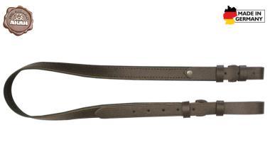 Fegyverszíj barna zöld gummival