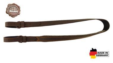 Fegyverszíj 40 mm  jávorszarvas bőr velúr belsővel