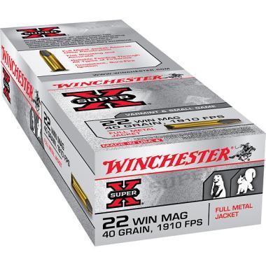 WIN.22WM SUPER-X 40GR FMJ A150
